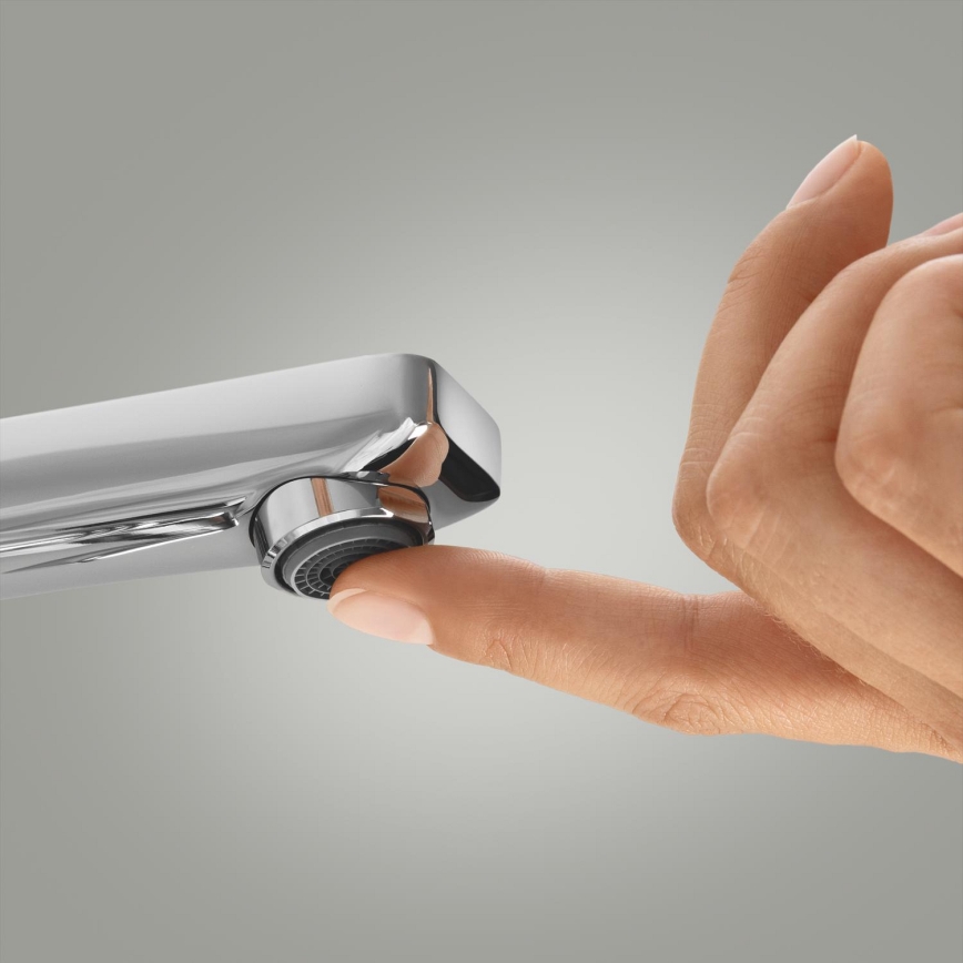 GROHE 23296001 - Tvättställsblandare LINEARE, storlek L, polerad krom