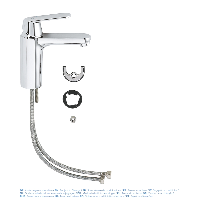 GROHE 23327000 - Tvättställsblandare EUROSMART COSMOPOLITAN DN 15 storlek M krom