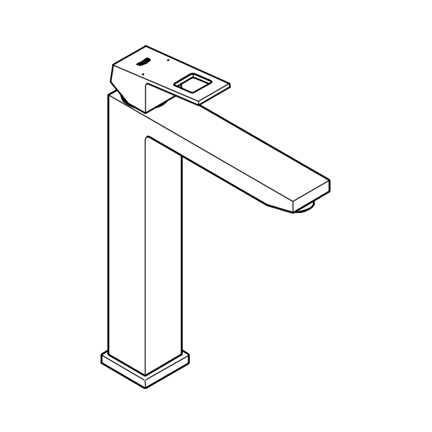 GROHE 23406000 - Tvättställsblandare EUROCUBE, storlek XL, blank krom