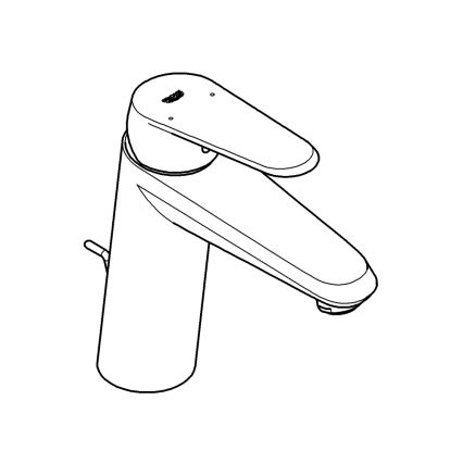 GROHE 23448002 - Tvättställsblandare EURODISC COSMOPOLITAN, storlek M, krom