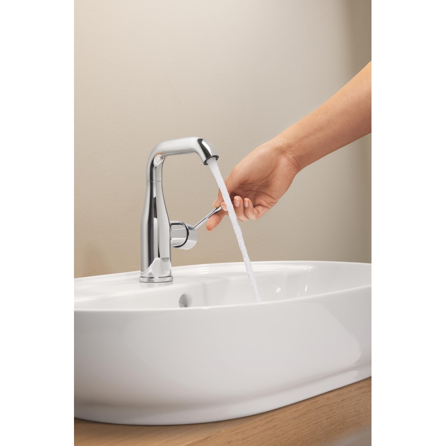 GROHE 23463001 - ESSENCE tvättställsblandare, storlek M, polerad krom