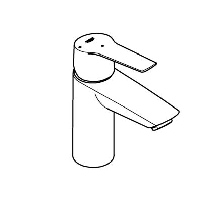 GROHE 235512432 - Tvättställsblandare START, storlek S, svart