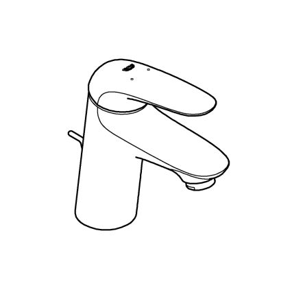 GROHE 23707003 - Tvättställsblandare EUROSTYLE 163 mm polerad krom