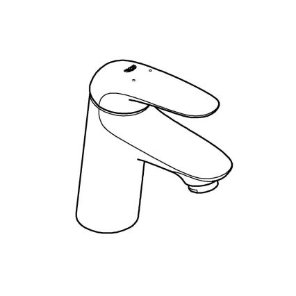 GROHE 23715003 - EUROSTYLE tvättställsblandare, storlek S, polerad krom