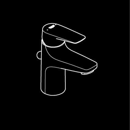 GROHE 23769000 - Tvättställsblandare START FLOW i blank krom