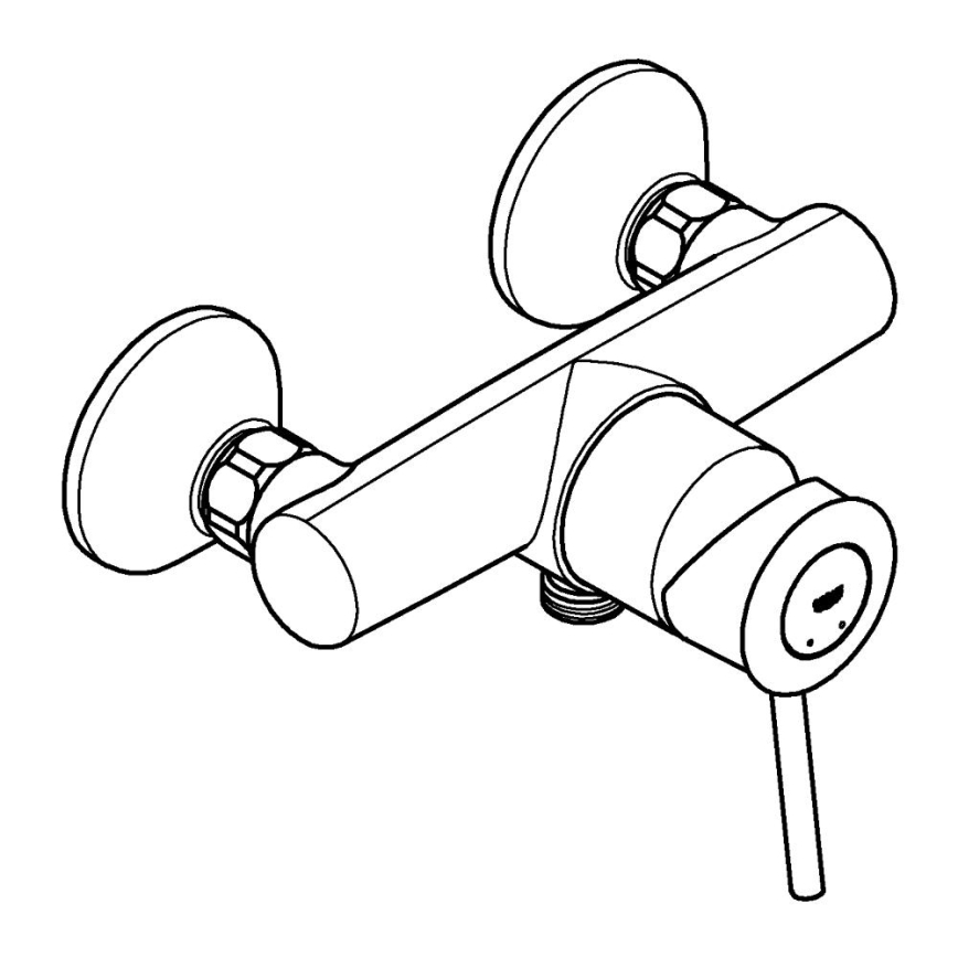 GROHE 23786000 - Duschblandare START CLASSIC 150 mm polerad krom