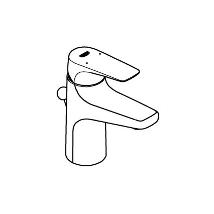 GROHE 23809000 - Tvättställsblandare START FLOW DN 15 polerad krom