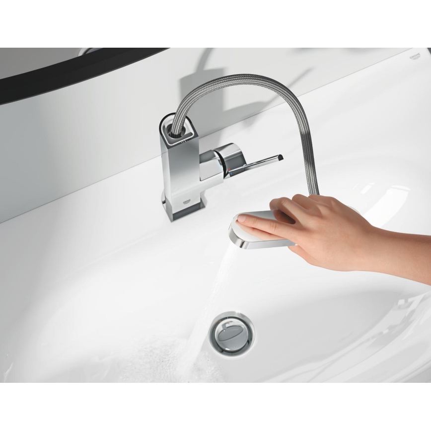 GROHE 23844003 - Tvättställsblandare PLUS, storlek L, polerad krom