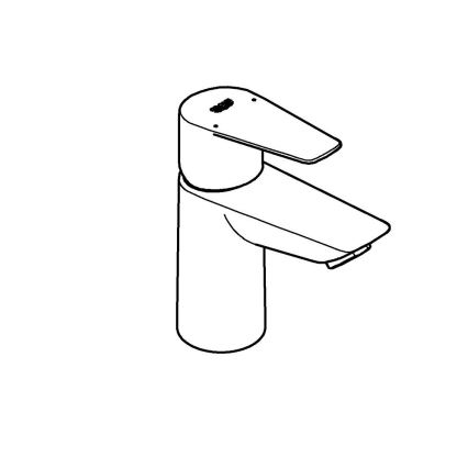 GROHE 23898001 - Tvättställsblandare START EDGE, blank krom