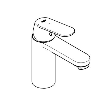 GROHE 23928000 - Tvättställsblandare DN 15 storlek M polerad krom