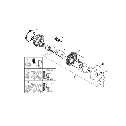 GROHE 24093003 - Blandare PLUS i polerad krom