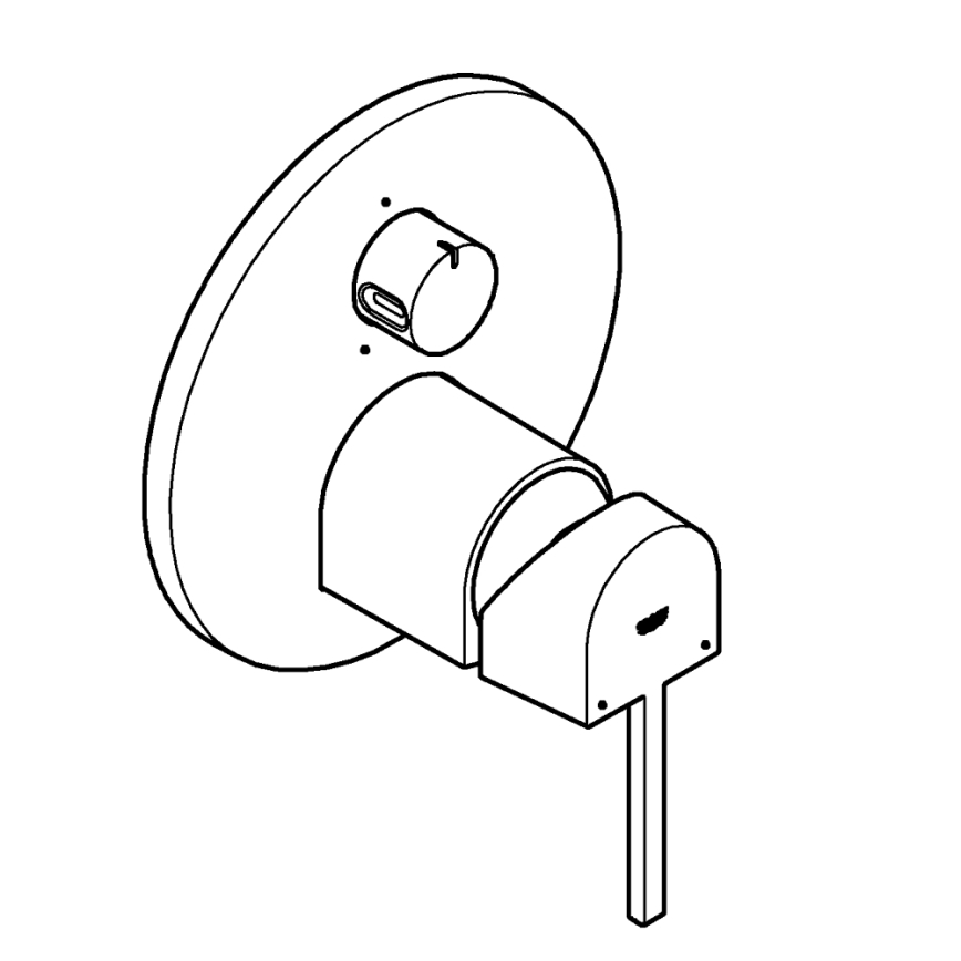 GROHE 24093003 - Blandare PLUS i polerad krom