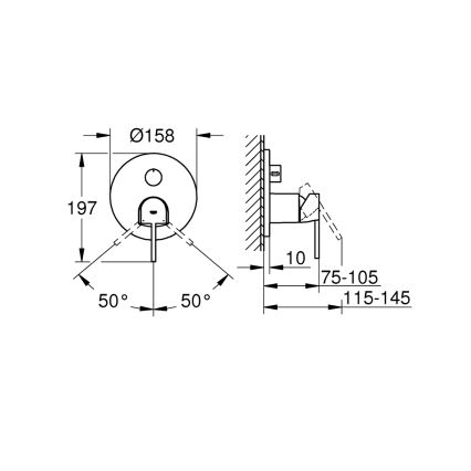 GROHE 24093003 - Blandare PLUS i polerad krom