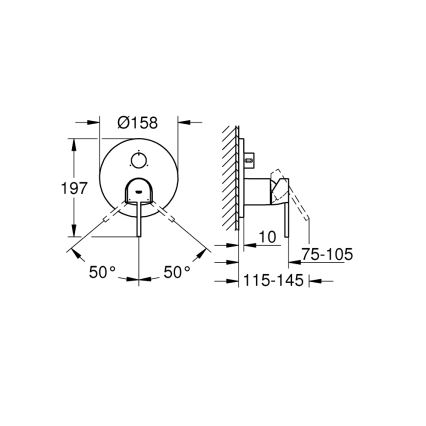 GROHE 24093003 - Blandare PLUS i polerad krom