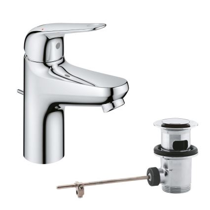 GROHE 24316001 - Tvättställsblandare SWIFT DN 15 polerad krom