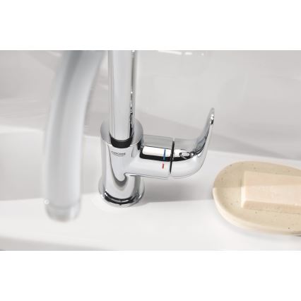 GROHE 24330001 - Tvättställsblandare EUROSMART, storlek L, polerad krom