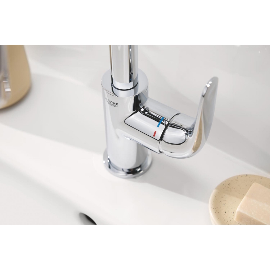 GROHE 24330001 - Tvättställsblandare EUROSMART, storlek L, polerad krom