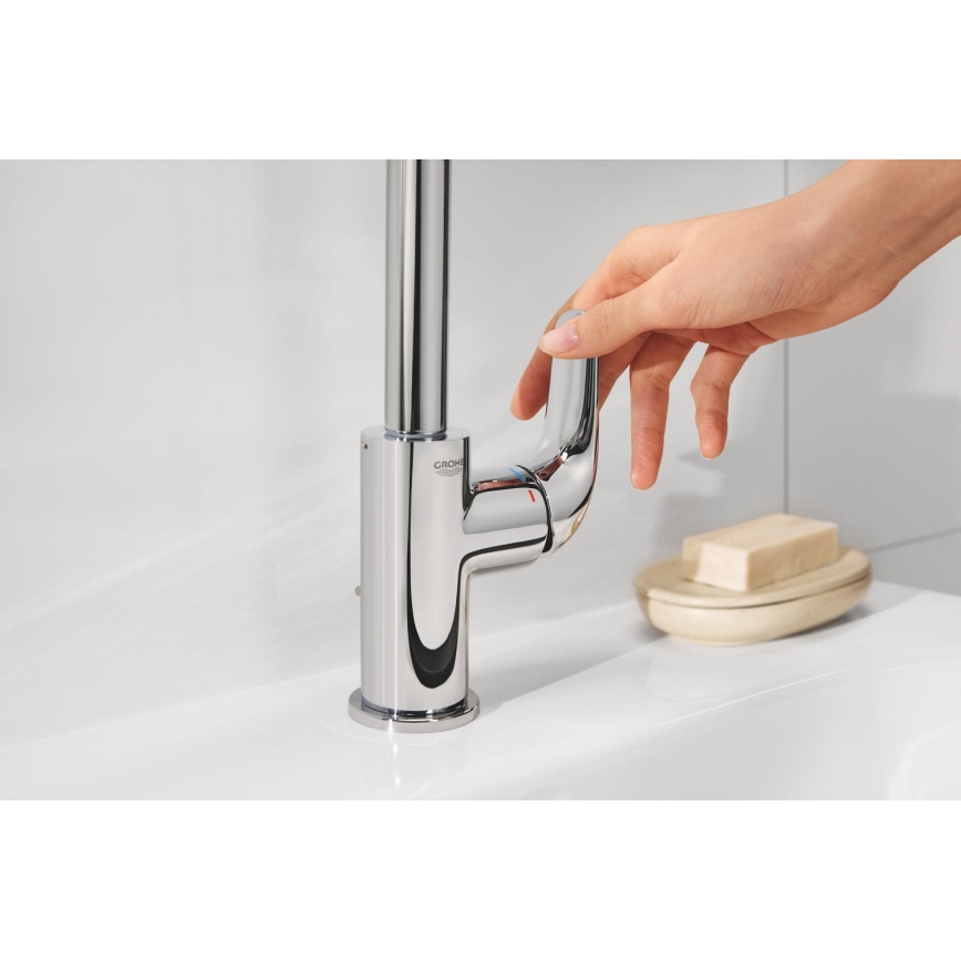 GROHE 24330001 - Tvättställsblandare EUROSMART, storlek L, polerad krom