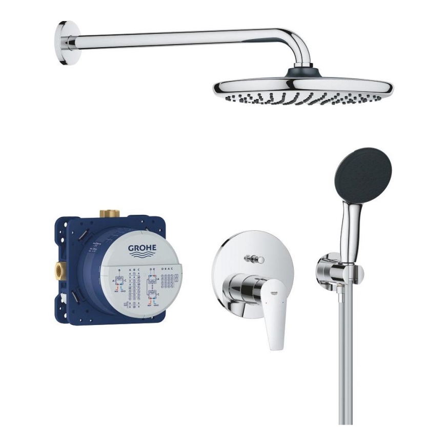 GROHE 25293000 - Duschset START EDGE 250 mm polerad krom