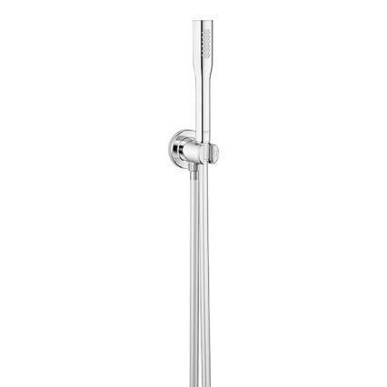 GROHE 26404000 - Handdusch STICK med duschslang och väggfäste, blankkrom