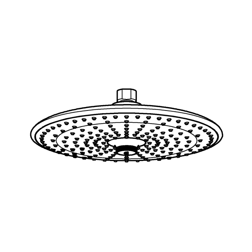 GROHE 26456000 - Takdusch EUPHORIA O 260 mm, blank krom