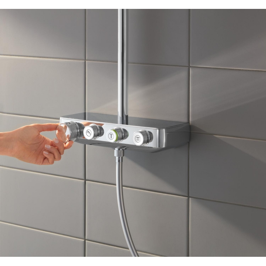 GROHE 26508000 - Duschsystem EUPHORIA SMARTCONTROL 310 CUBE i polerad krom
