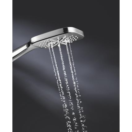 GROHE 26550000 - Handdusch RAINSHOWER SMARTACTIVE 130 CUBE blank krom