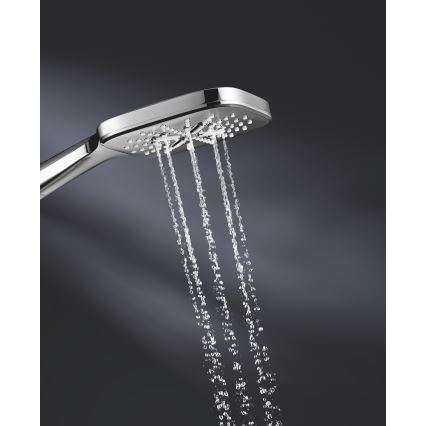 GROHE 26582000 - Handdusch RAINSHOWER SMARTACTIVE 130 CUBE blank krom