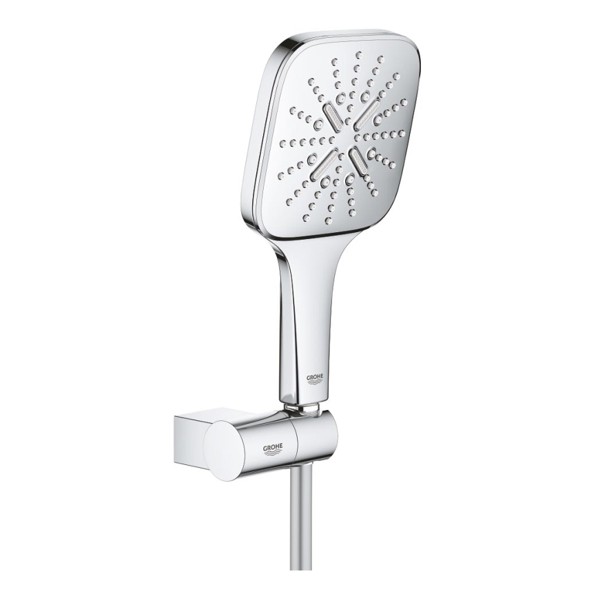 GROHE 26588000 - Handduschset RAINSHOWER SMARTACTIVE 130 CUBE, blank krom