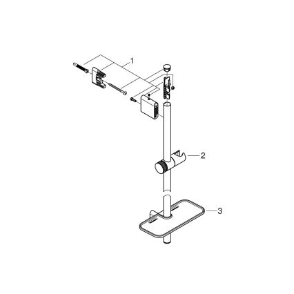 GROHE 26603DA0 - Duschstång RAINSHOWER SMARTACTIVE 900 mm i brons