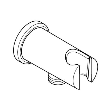 GROHE 26658000 - Vägganslutning med integrerat duschfäste Ø 48 mm, krom