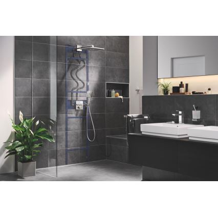 GROHE 26659000 - Vägganslutning med duschhållare RAINSHOWER 48 × 48 mm krom