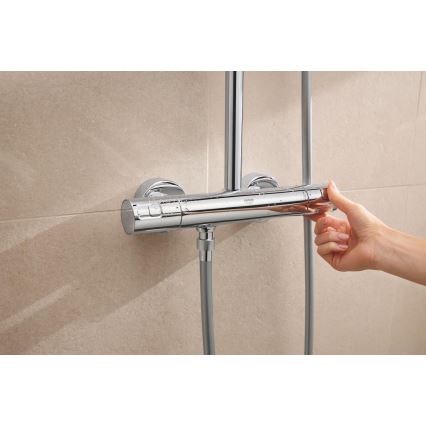 GROHE 26696001 - Duschsystem VITALIO COMFORT 250 250 × 250 mm polerad krom