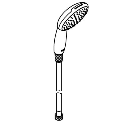 GROHE 26720001 - Handdusch VITALIO START 110 1500 mm polerad krom