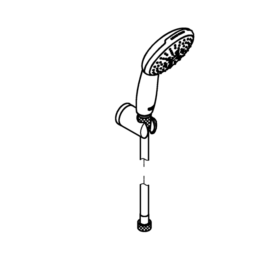 GROHE 26769001 - Duschset VITALIO START 110 1750 mm polerad krom