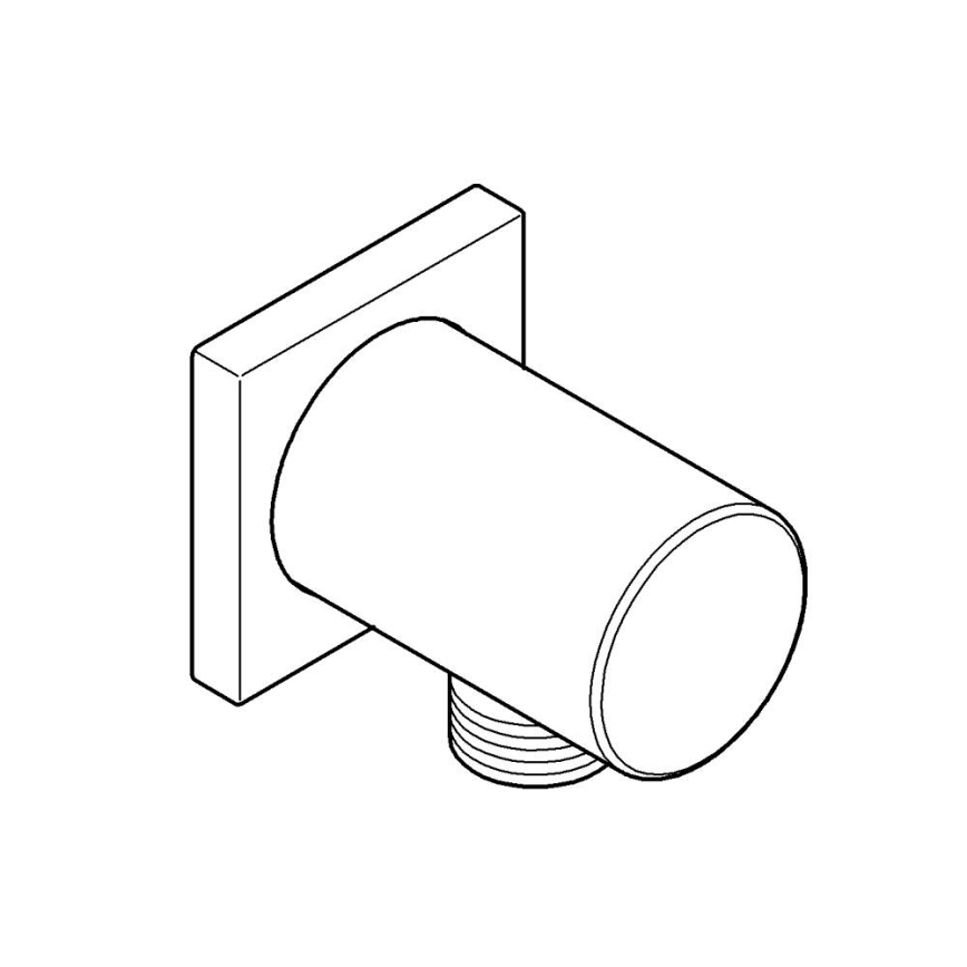 GROHE 27076000 - Väggvinkel RAINSHOWER, polerad krom