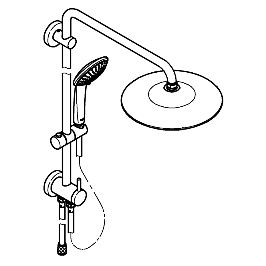 GROHE 27421002 - Duschsystem EUPHORIA 260 polerad krom