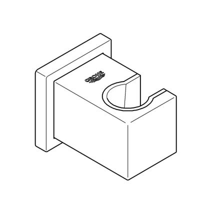 GROHE 27693000 - EUPHORIA CUBE väggfäste för dusch, polerad krom