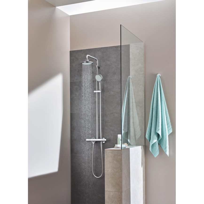 GROHE 27922000 - Duschsystem TEMPESTA COSMOPOLITAN 160 mm blank krom