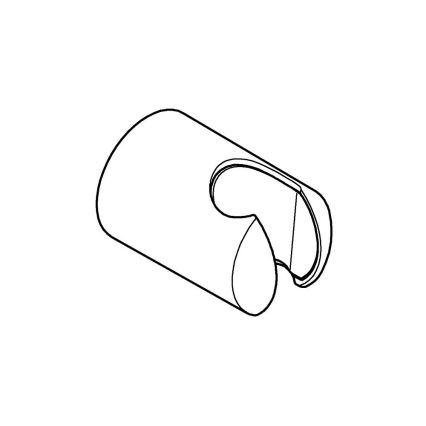 GROHE 279582430 - Duschhållare VITALIO UNIVERSAL 61 mm svart