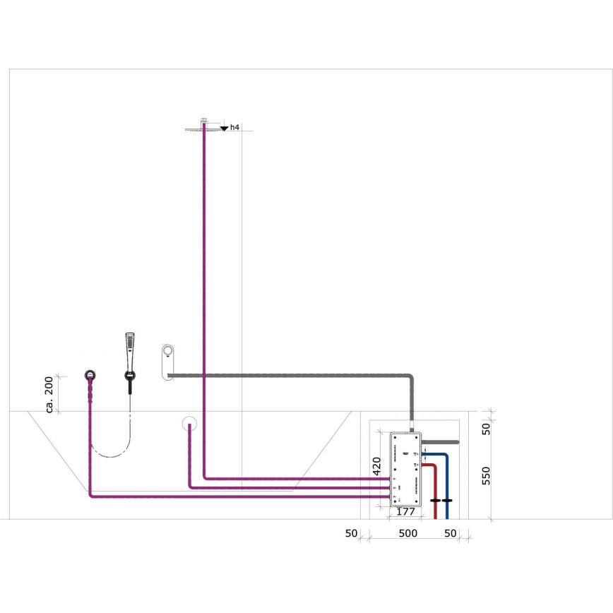 GROHE 28990000 - Påfyllnings-, avlopps- och överfyllnadssats för badkar TALENTOFILL krom