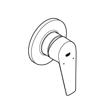 GROHE 29040001 - Duschblandare BAUEDGE polerad krom