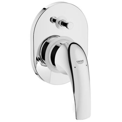 GROHE 29043000 - EUROCUBE badkarsblandare, blank krom