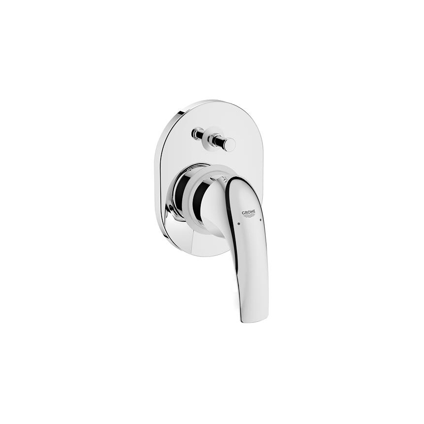 GROHE 29043000 - EUROCUBE badkarsblandare, blank krom
