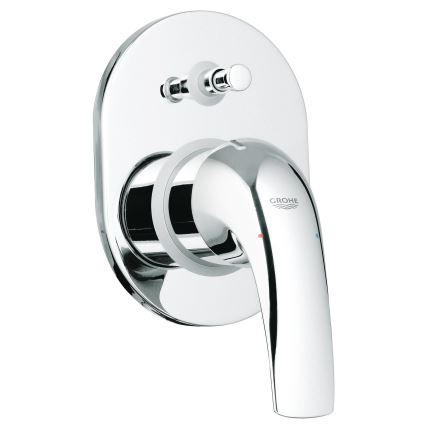 GROHE 29043000 - EUROCUBE badkarsblandare, blank krom