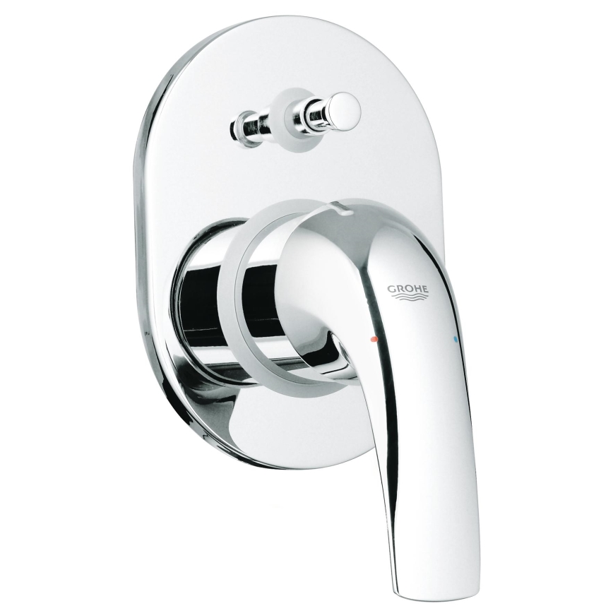 GROHE 29043000 - EUROCUBE badkarsblandare, blank krom