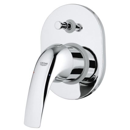 GROHE 29043000 - EUROCUBE badkarsblandare, blank krom