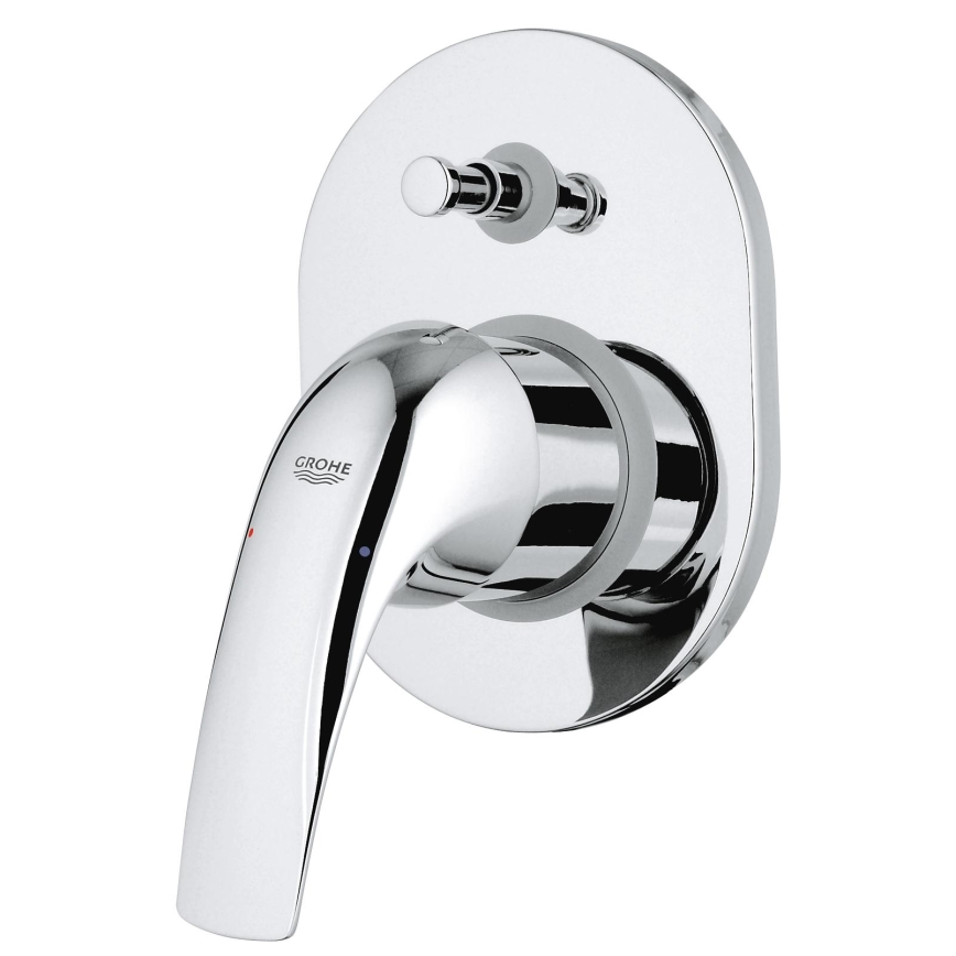 GROHE 29043000 - EUROCUBE badkarsblandare, blank krom