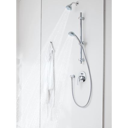 GROHE 29043000 - EUROCUBE badkarsblandare, blank krom