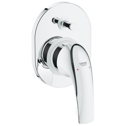 GROHE 29043000 - EUROCUBE badkarsblandare, blank krom